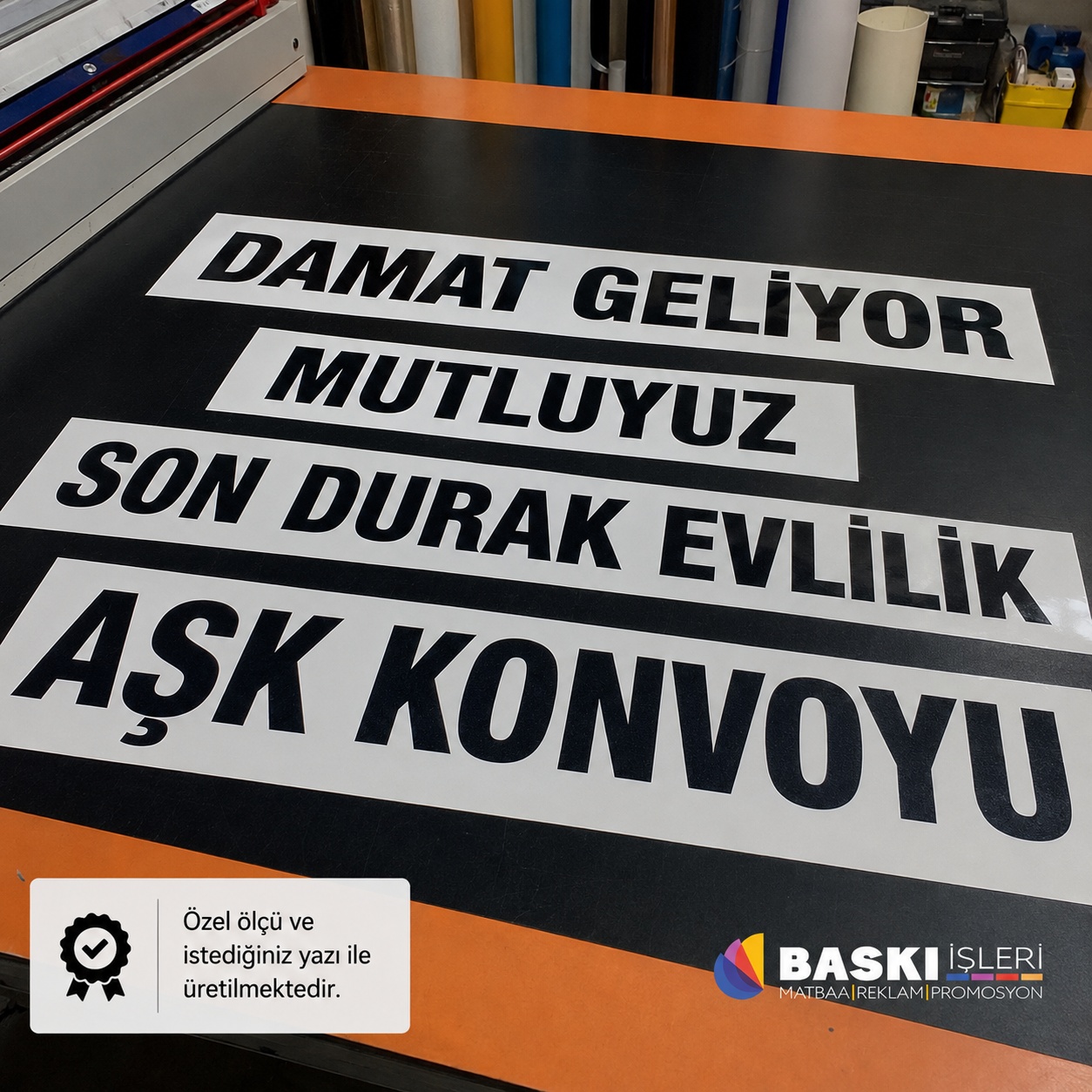 Düğün Konvoy Yazıları