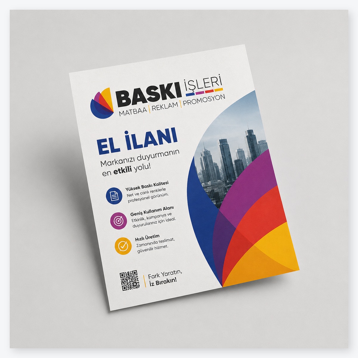 El İlanı - Baskı İşleri