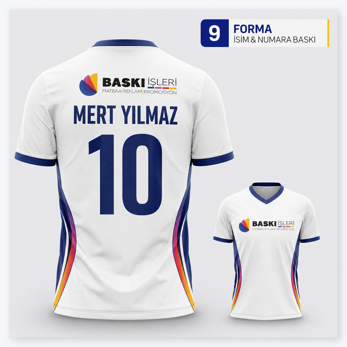 Forma İsim & Numara Baskı