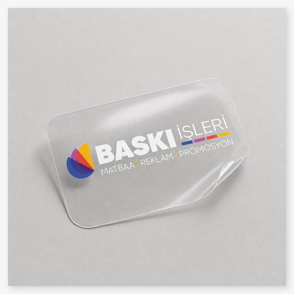 Şeffaf Sticker - Baskı İşleri