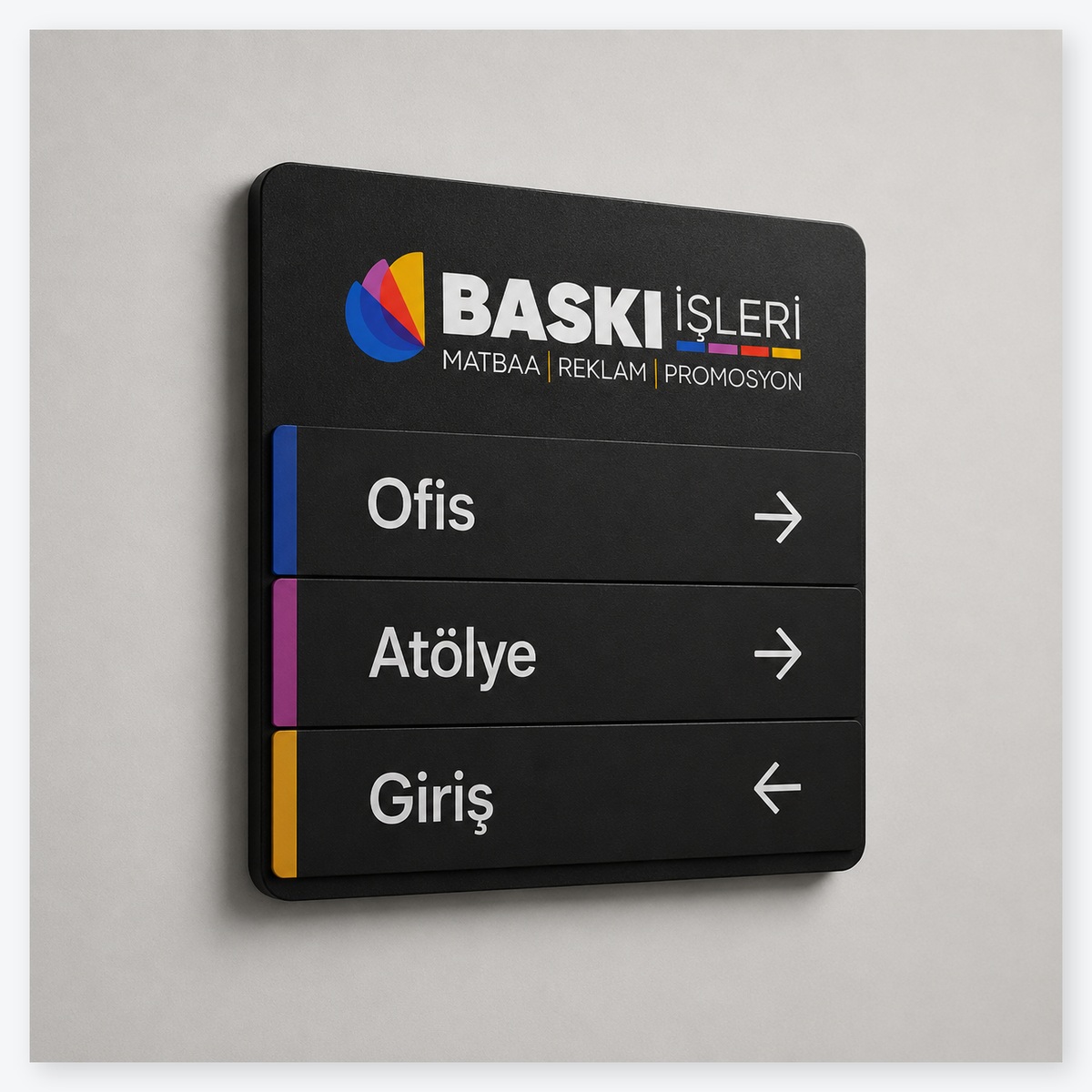 Yönlendirme Levhası - Baskı İşleri